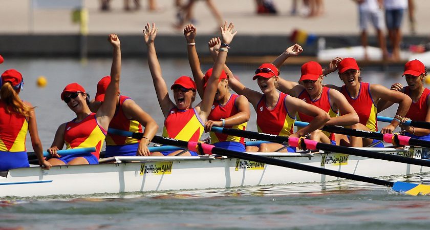 Medalie de bronz pentru echipajul feminin de 8+1 al României Medalie de bronz pentru echipajul feminin de 8+1 al României