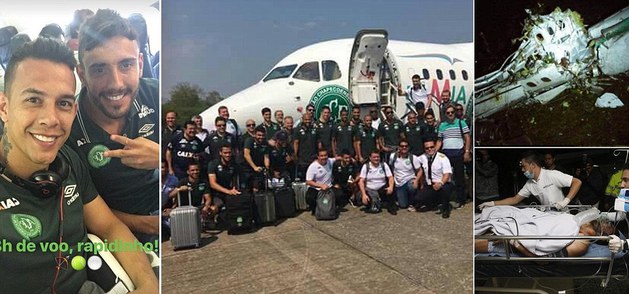 [VIDEO]Filmare în care jucătorii şi stafful echipei Chapecoense, se bucură înainte de decolarea avionului