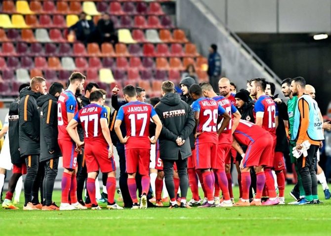 Steaua a fost eliminată de CS Mioveni din Cupa României, la loviturile de departajare Steaua a fost eliminată de CS Mioveni din Cupa României, la loviturile de departajare