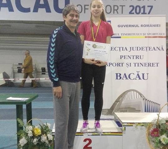Atleta Daria Grigoroiu de la CS Universitatea Reșița, vicecampioană națională Atleta Daria Grigoroiu de la CS Universitatea Reșița, vicecampioană națională