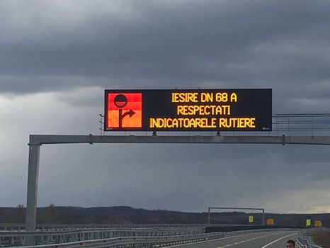 [FOTO] Prima inaugurare de autostradă a anului. Se poate circula pe A1 Traian Vuia-Margina