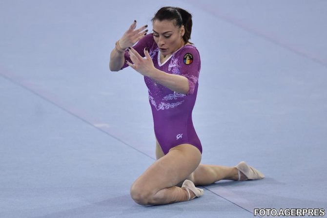 [VIDEO] Gimnastele noastre s-au calificat în finale. Ponor a avut probleme
