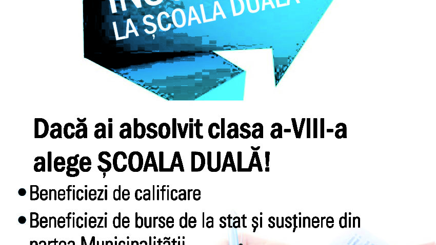 Paşi în învăţământul dual din Caraş-Severin Paşi în învăţământul dual din Caraş-Severin