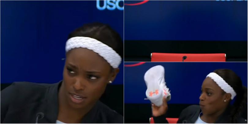 [VIDEO] Fobia de insecte a produs faze comice la US Open