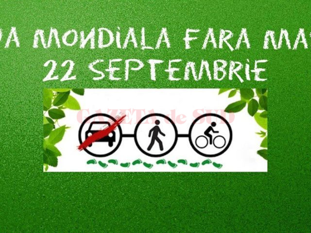 22 septembrie – Ziua mondială fără mașini 22 septembrie – Ziua mondială fără mașini