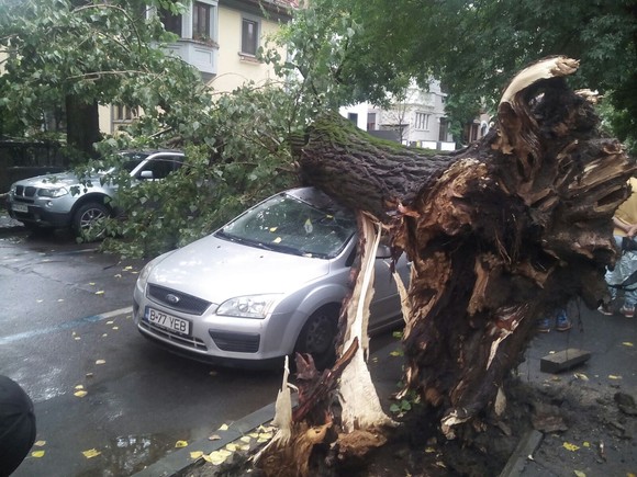 Furtună puternică în Bucureşti: 2 persoane rănite şi zeci de maşini şi acoperişuri avariate! Furtună puternică în Bucureşti: 2 persoane rănite şi zeci de maşini şi acoperişuri avariate!