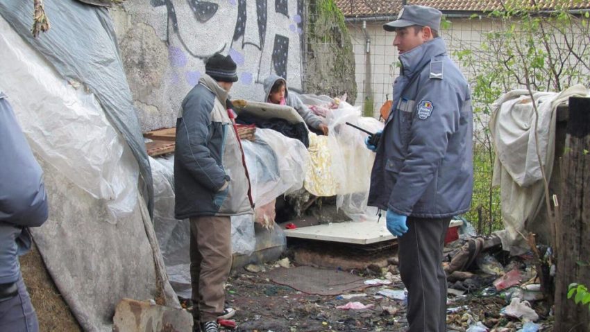 Persoane fără adăpost periculoase, identificate în Arad Persoane fără adăpost periculoase, identificate în Arad