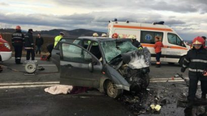 Accident teribil în această după amiază pe DN11. Doi bărbați, o femeie și un copil au murit