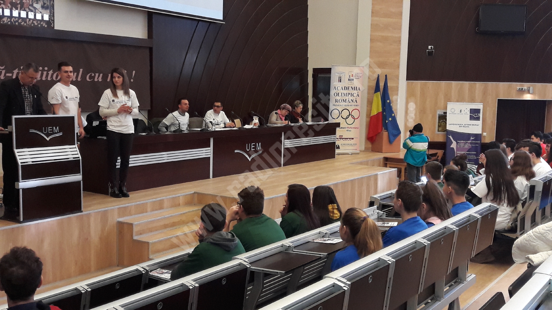 [VIDEOFOTO] Spiritul Olimpismului, prezent la Universitatea Eftimie