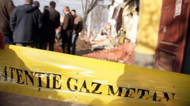 Conductă de gaz ruptă în urma unui accident rutier Conductă de gaz ruptă în urma unui accident rutier