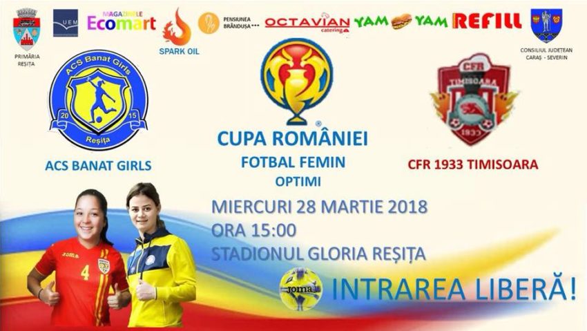 Fetele de la Banat Girls înfruntă vicecampioana CFR Timişoara Fetele de la Banat Girls înfruntă vicecampioana CFR Timişoara