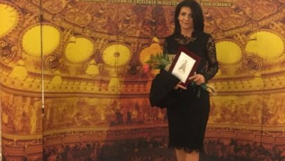 Recunoaştere pentru Laura Sgaverdea la Gala Naţională a Excelenţei în Asistenţa Socială 2018