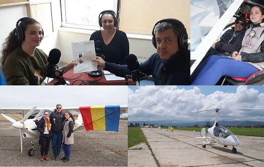 [VIDEO-AUDIO] Înainte de a obține permisul de conducere tinerii pot avea licență de zbor. La nici 18 ani reșițeanca Tiana Ile este pilot sportiv