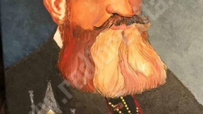 Un tablou şi o marcă poştală – cadourile credincioşilor catolici reşiţeni pentru Sfântul părinte Papa Francisc