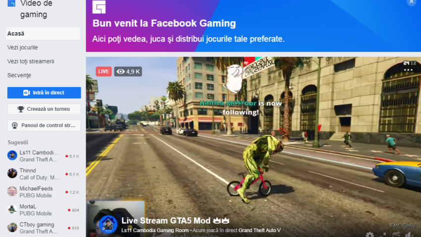 Facebook lansează o aplicaţie pentru streaming-ul de jocuri Facebook lansează o aplicaţie pentru streaming-ul de jocuri