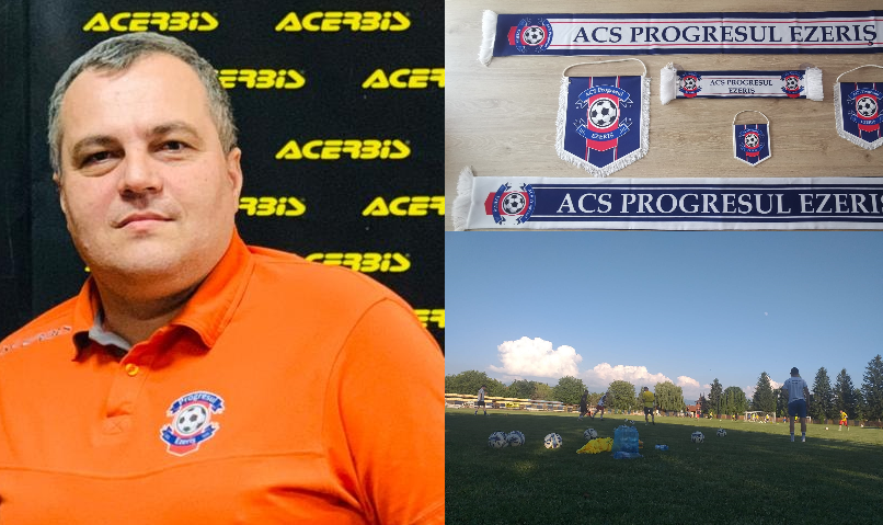 [AUDIO] Progresul Ezeriș, aproape de Liga a III-a. Cristian Şodâncă, președintele clubului: suntem dornici să scriem o pagină frumoasă de istorie!