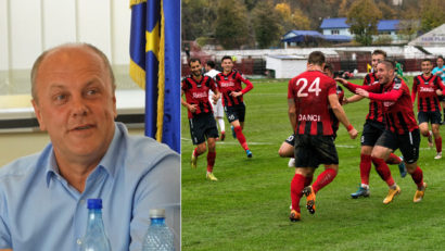 [AUDIO] Fotbalul reşiţean, cu ochii pe Liga 1. Primarul Ioan Popa: „Se poate face performanţă la Reşiţa!”