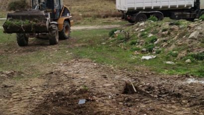 [AUDIO-FOTO] Garda de Mediu Caraş-Severin şi Primăria Reşiţa au desfiinţat o haldină clandestină de deşeuri la Moniom