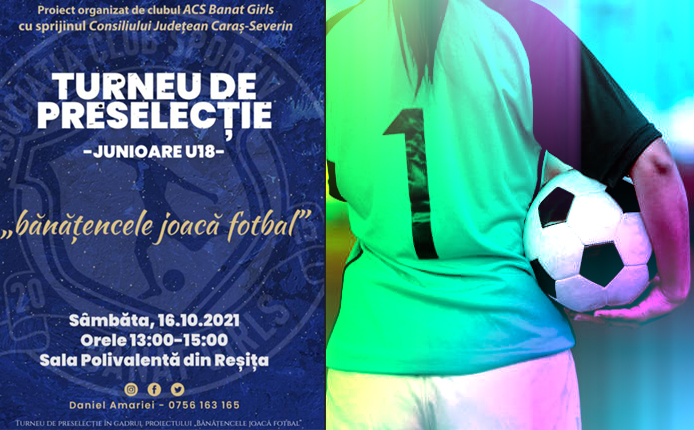 [AUDIO] ACS Banat Girls caută viitoarele fotbaliste! Fetele sub 18 ani sunt aşteptate sâmbătă la preselecţie