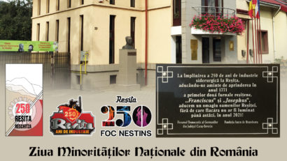 (FOTO) Ziua Minorităților Naționale din România a fost marcată sâmbătă prin dezvelirea plăcii comemorative „Reșița 250”