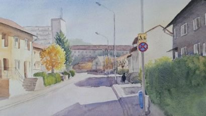 Expoziţie de acuarelă cu vânzare la Reşiţa