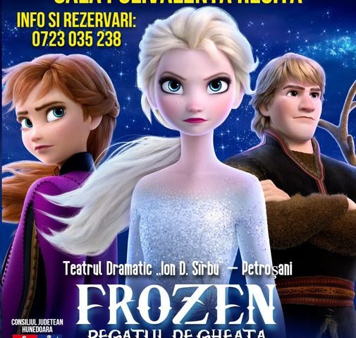 Spectacolul grandios pentru copii: „Frozen – Regatul de Gheaţă” aduce ninsoarea la propriu