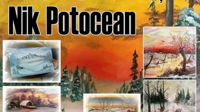 Plasticianul bocşan Nik Potocean pe simeze la Anina
