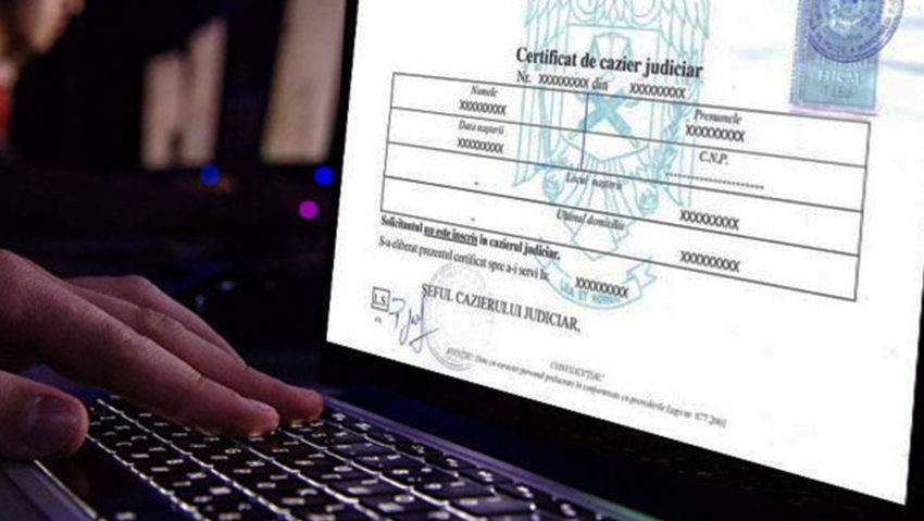 Cazierul judiciar se eliberează și online Cazierul judiciar se eliberează și online