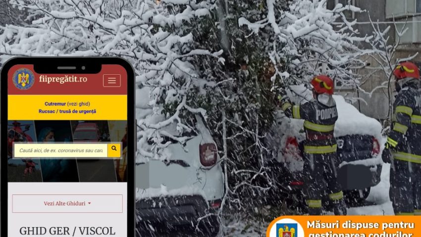 IGSU: 40 de localităţi din 18 judeţe afectate de viscol şi ninsori abundente IGSU: 40 de localităţi din 18 judeţe afectate de viscol şi ninsori abundente