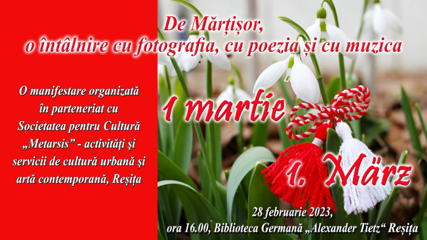 De mărţişor la Biblioteca germană din Reşiţa De mărţişor la Biblioteca germană din Reşiţa