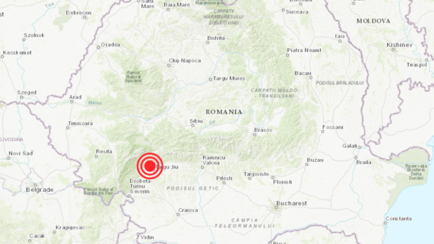 Gorj: Cutremur de 4,4 Richter, produs puțin după ora 11.00 Gorj: Cutremur de 4,4 Richter, produs puțin după ora 11.00