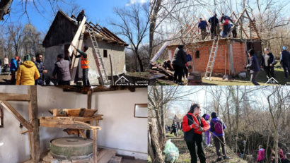 [AUDIO-FOTO] Încă două mori din Banatul Montan au fost renovate de către voluntarii Asociației Acasă în Banat