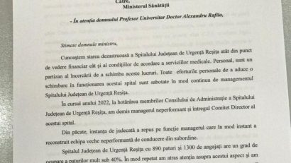 Scrisoarea Lui Dunca către Rafila încinge spiritele în Caraş-Severin