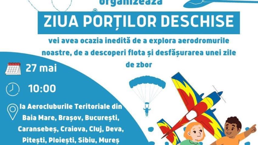 Ziua porților deschise la Aeroportul Caransebeş Ziua porților deschise la Aeroportul Caransebeş