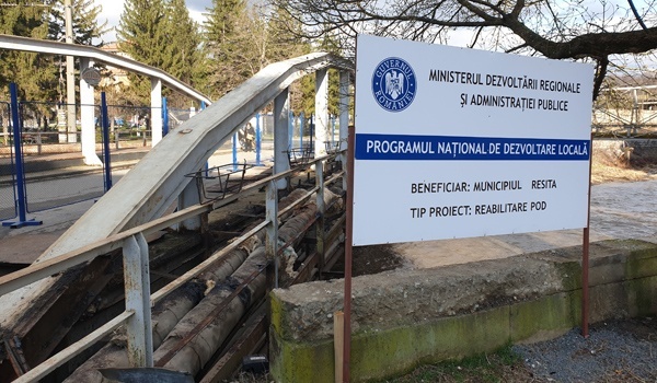 Podul de la Cultural, din nou în lucru Podul de la Cultural, din nou în lucru