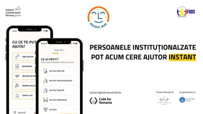 Prima aplicaţie din România pentru raportarea abuzurilor de către persoanele instituţionalizate Prima aplicaţie din România pentru raportarea abuzurilor de către persoanele instituţionalizate