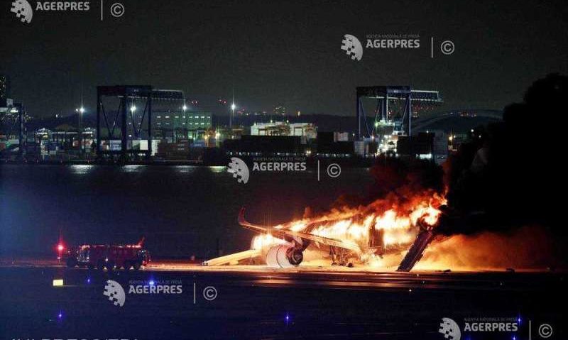 Japonia: Cinci morţi în coliziunea a două avioane pe Aeroportul Haneda din Tokyo Japonia: Cinci morţi în coliziunea a două avioane pe Aeroportul Haneda din Tokyo