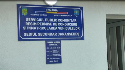 Caransebeș: a fost deschis sediul secundar al Serviciului Public Comunitar Regim Permise de Conducere și Înmatriculare a Vehiculelor