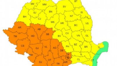 Cod portocaliu de caniculă în Banat