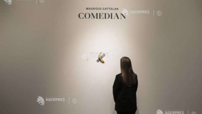 O banană proclamată operă de artă, vândută cu 6,2 milioane de dolari