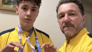 Asahi Dojo Reşiţa performează şi la nivel internaţional! Victor Dobromirescu, pe podium la Gimnaziada U15