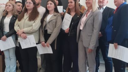 Ceremonia de acordare a diplomelor DSD la Colegiul Național „Diaconovici-Tietz” din Reșița – un pas important pentru viitorul elevilor