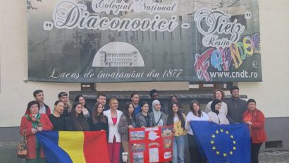 Ziua Europei 2025, sărbătorită la Colegiul Național „Diaconovici-Tietz” din Reșița prin proiectul „Europa celor 27”
