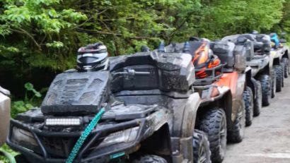 Turiști cehi amendați cu 24.000 de lei pentru acces ilegal cu ATV-urile în zona protejată de pe Muntele Mic