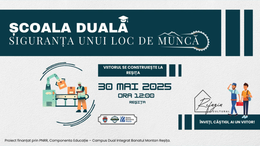 Viitorul se construiește la Reșița: vino la Târgul de Meserii și descoperă educația duală Viitorul se construiește la Reșița: vino la Târgul de Meserii și descoperă educația duală