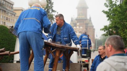 Primăria Timișoara a desființat 12 terase ilegale din centrul orașului