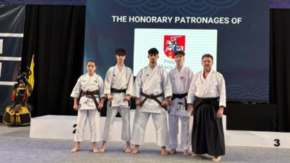 Asahi Dojo, de opt ori pe podiumul Mondialului de karate Fudokan!