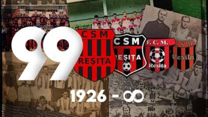 Aniversare în roșu și negru! CSM Reșița a împlinit 99 de ani