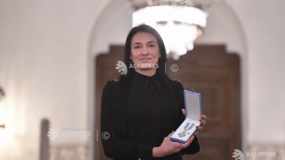 Cristina Neagu, la primirea Ordinului Serviciul Credincios: “Este o recunoaştere a muncii mele şi a valorilor în care cred”