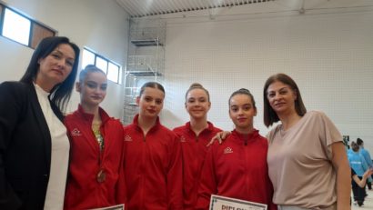 Gimnastele de la CSS Reşiţa, fruntaşe la Campionatele Naţionale Şcolare!